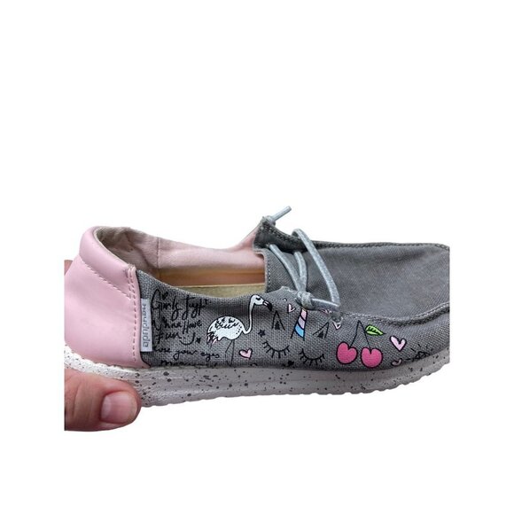 Hey Dude Girl's Wendy Youth Doodle Gray Youth 3 US - Picture 3 of 6